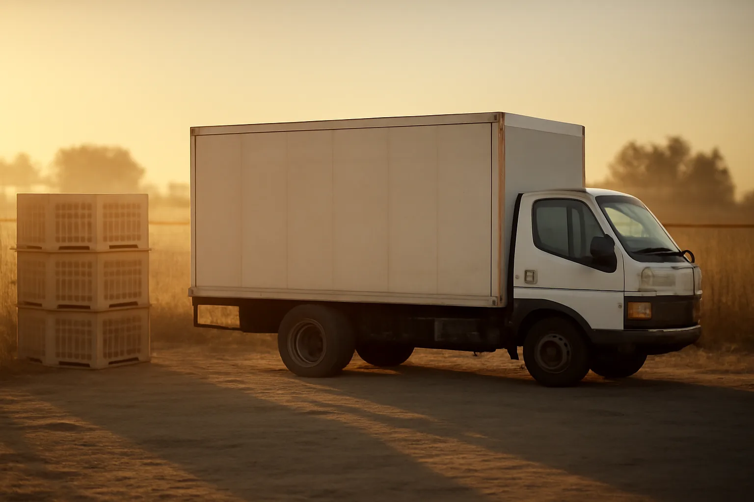 Unmarked box truck and totes for mobile shred in California